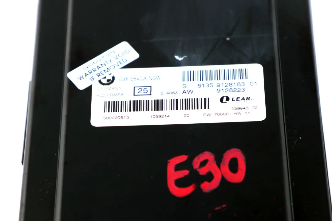 BMW 3 Series E90 Light Module ECU 6135 9128223 PL2FRMFA - SKU 9128183 - Part number 9128183