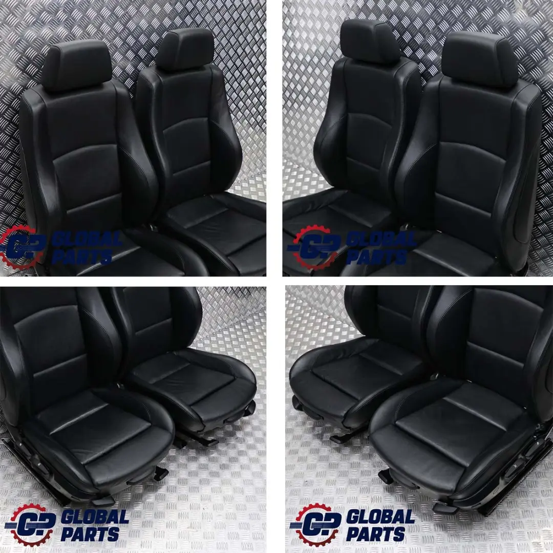 BMW E87 LCI M Sport Heated Black Leather Interior Front Left Right Seat Seats - SKU 9128274 - Part number 9128274