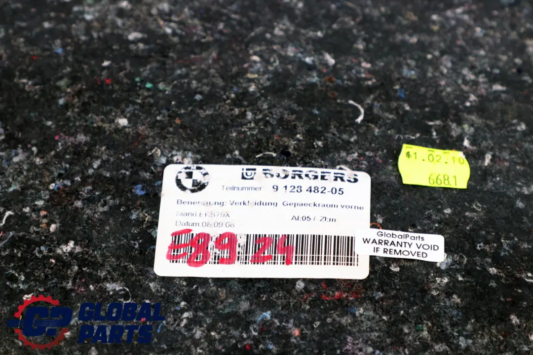 Hinten Kofferraumboden Verkleidung für BMW Z4 E89 Roadster Cabrio mit Teilenummer 9128482 BMW Z4 E89 Roadster Cabrio Hinten Kofferraumboden Verkleidung - SKU 9128482 - Teilenummer 9128482