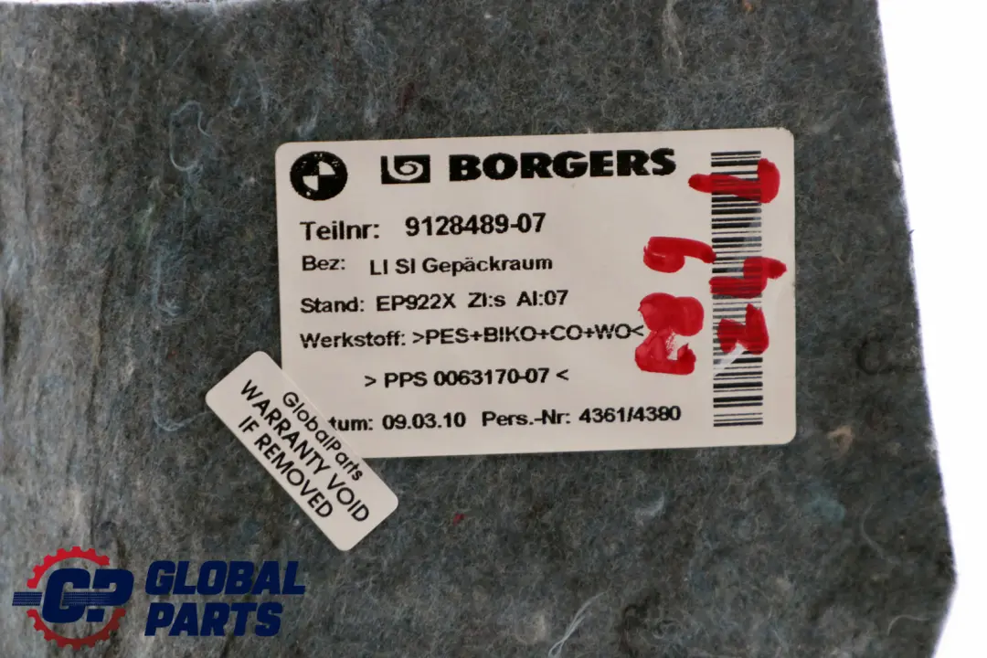 Wygłuszenie Pokrywa Bagażnika Lewa Lewy do BMW Z4 E89 o numerze 9128489 BMW Z4 E89 Wygłuszenie Pokrywa Bagażnika Lewa Lewy - SKU 9128489 - Numer Części 9128489