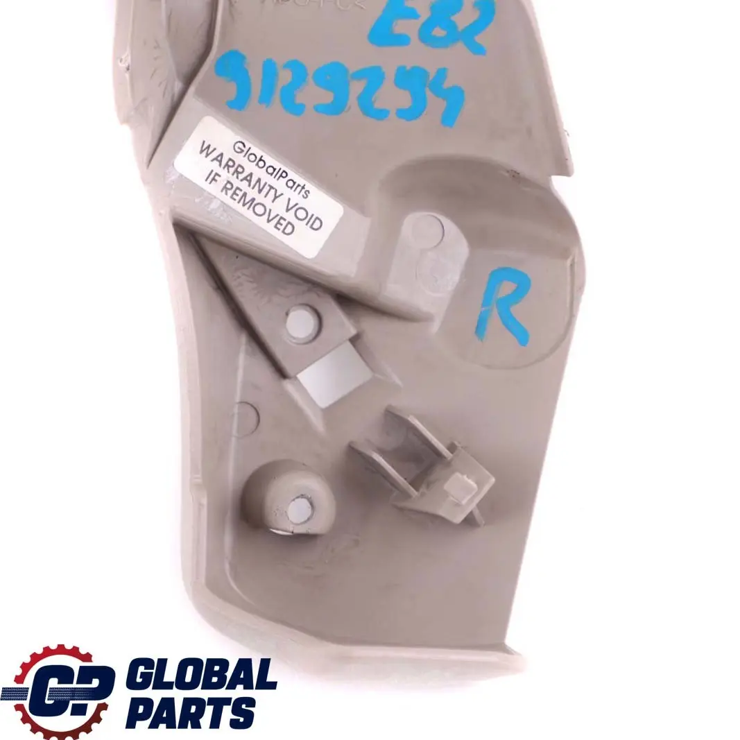 Rivestimento Pannello Sedile Anteriore Destro Beige 6959294 per BMW E81 E82 E88 con numero di parte 9129294 BMW E81 E82 E88 Rivestimento Pannello Sedile Anteriore Destro Beige 6959294 - SKU 9129294 - Numero di parte 9129294