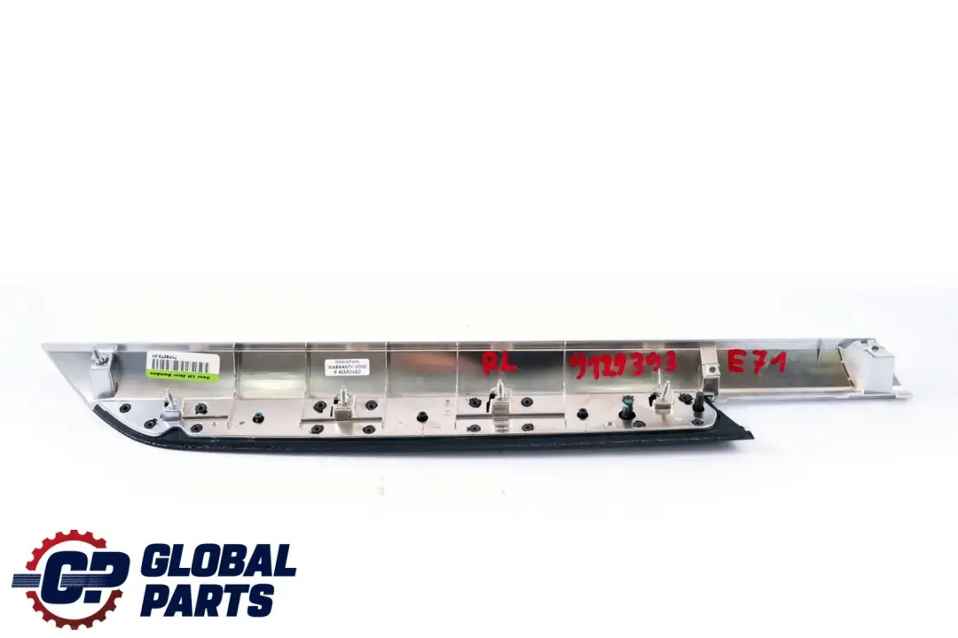 BMW X6 er E71 Dekorleiste Tür Hinten Links Holzleiste Bambus Dunkel - SKU 9129393 - Teilenummer 9129393