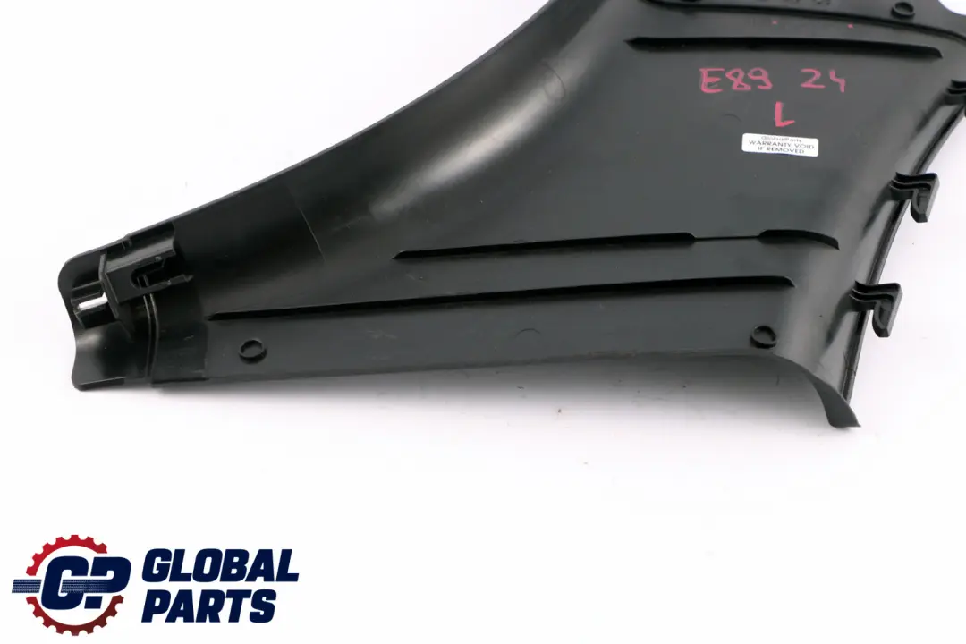 BMW Z4 Serie E89 Seitliche Verkleidungsplatte unten hinten links - SKU 9129763 - Teilenummer 9129763