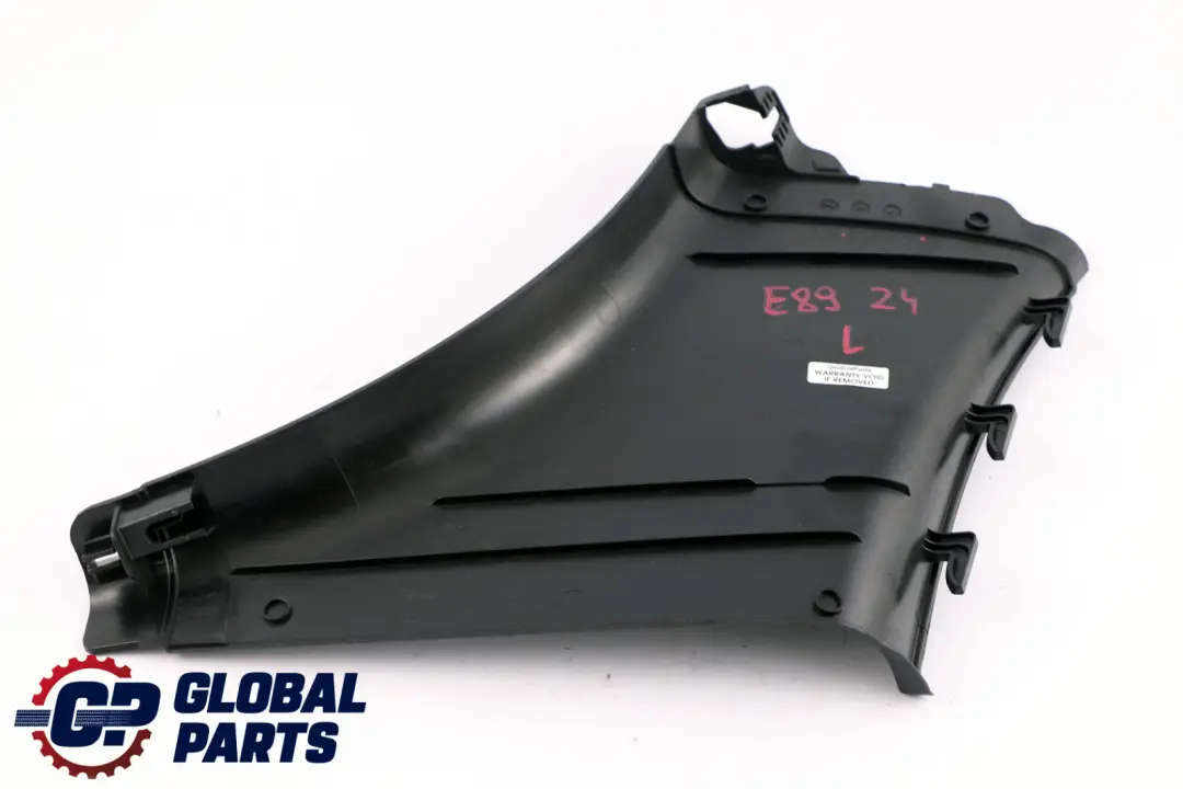 BMW Z4 Serie E89 Seitliche Verkleidungsplatte unten hinten links - SKU 9129763 - Teilenummer 9129763
