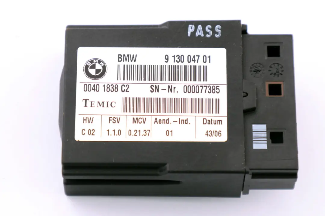Lcpa Module Siege pour BMW 3 4 5 Serie E92 F32 E61 à propos du numéro de pièce 9130047 BMW 3 4 5 Serie E92 F32 E61 Lcpa Module Siege - SKU 9130047 - Numéro de pièce 9130047