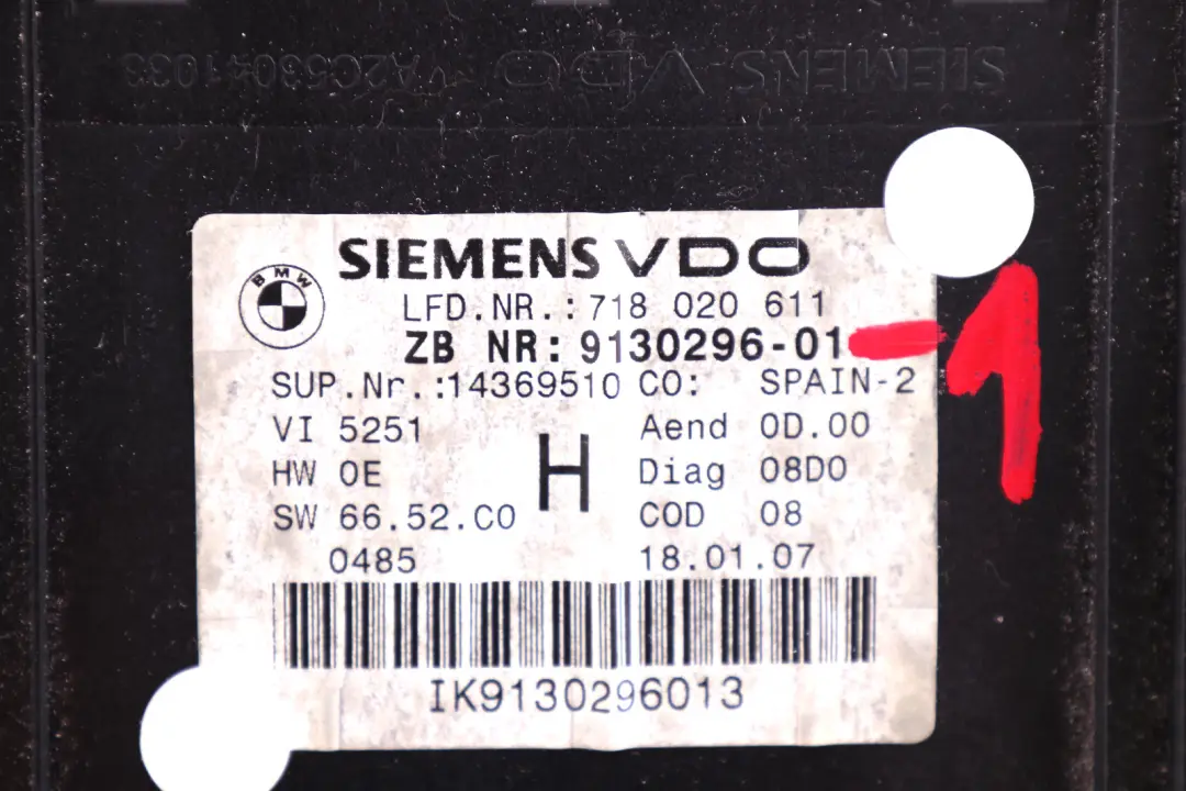 Instrument Cluster Speedo Clocks 913029 to BMW 3 X1 SERIES 1 E84 E90 E91 E92 Petrol with Part number 9130296 BMW 3 X1 SERIES 1 E84 E90 E91 E92 Petrol Instrument Cluster Speedo Clocks 913029 - SKU rhd-9130296-1 - Part number 9130296