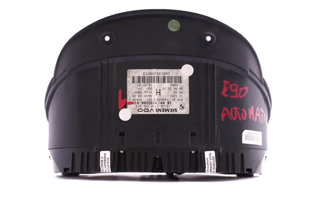 Instrument Cluster Speedo Clocks 913029 to BMW 3 X1 SERIES 1 E84 E90 E91 E92 Petrol with Part number 9130296 BMW 3 X1 SERIES 1 E84 E90 E91 E92 Petrol Instrument Cluster Speedo Clocks 913029 - SKU rhd-9130296-1 - Part number 9130296