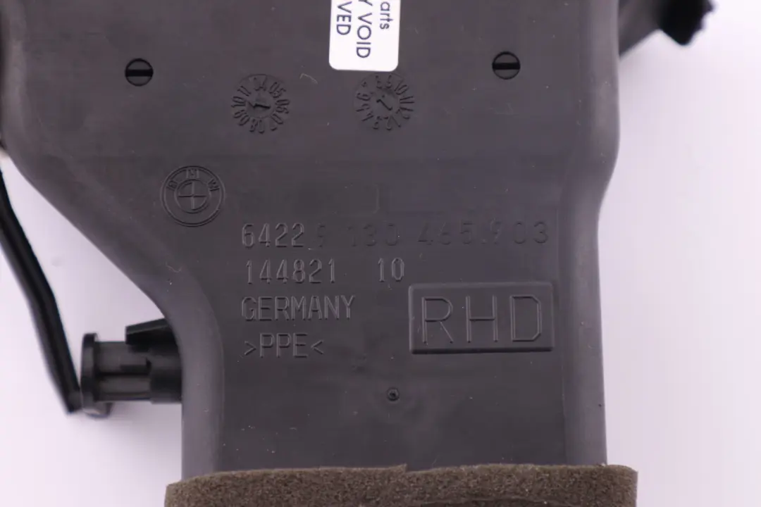 BMW E90 E91 E92 E93 Wlot Powietrza Kratka Nawiewu Lewa - SKU 9130465 - Numer Części 9130465