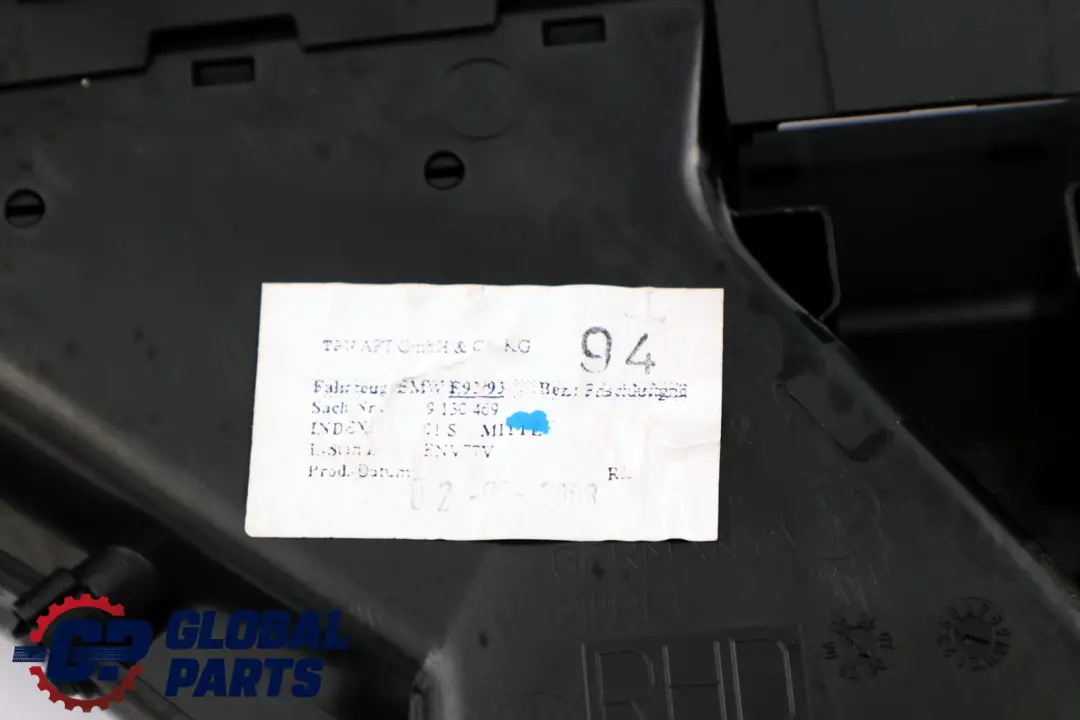 E93N Fresh Air Grille Centre Dash Vent to BMW E92 E92 E93 with Part number rhd-9130469 BMW E92 E92 E93 E93N Fresh Air Grille Centre Dash Vent - SKU RHD-9130469 - Part number rhd-9130469