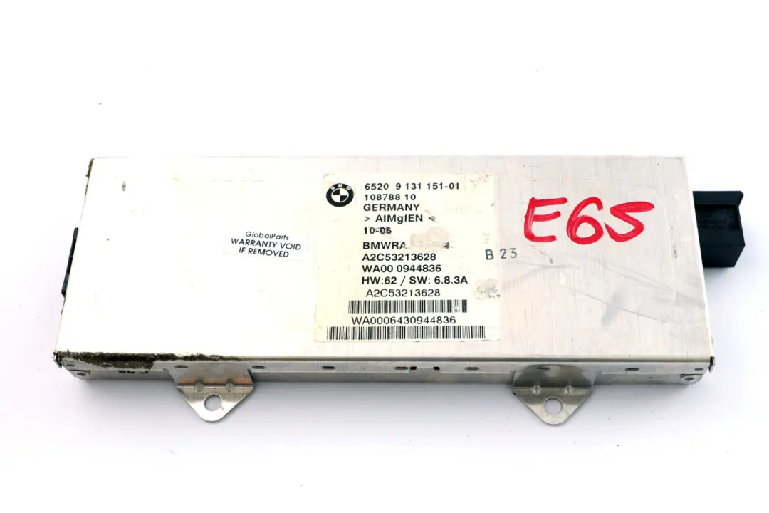 Diversity Antenne Tuner Amplificateur pour BMW E65 E66 E67 à propos du numéro de pièce 9145422 BMW E65 E66 E67 Diversity Antenne Tuner Amplificateur - SKU 9131151 - Numéro de pièce 9145422