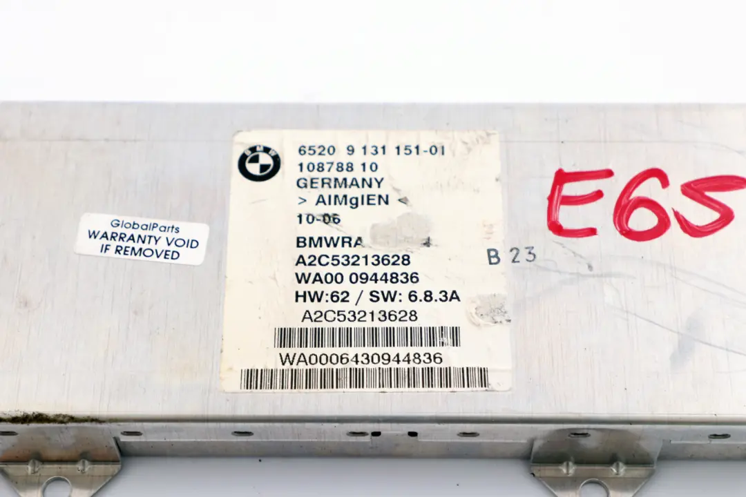BMW E65 E66 E67 Antenna Diversity Tuner Amplificatore - SKU 9131151 - Numero di parte 9145422
