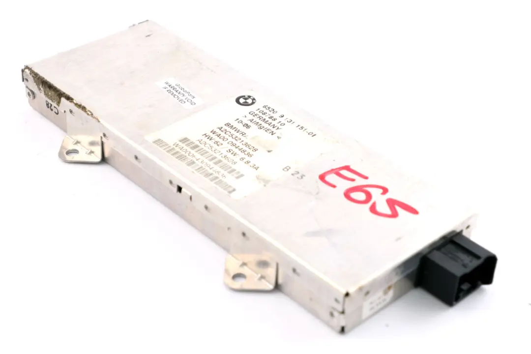 Antena Diversity Amplificador Sintonizador para BMW E65 E66 E67 con número de pieza 9145422 BMW E65 E66 E67 Antena Diversity Amplificador Sintonizador - SKU 9131151 - Número de pieza 9145422