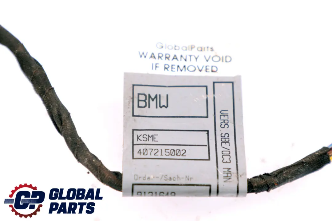  Fahrer Sitz Kabel BMW E81 E82 E87 E88 Sensor Mattenver Kabelung - SKU 9131649 - Teilenummer 9131649