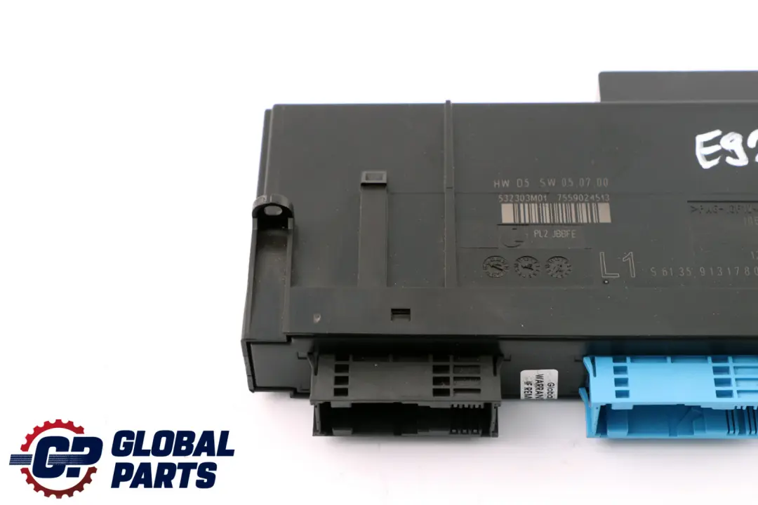 ECU Body Control Module Junction Box L1 PL2 JBBFE to BMW 3 Series E92 with Part number 9131780 BMW 3 Series E92 ECU Body Control Module Junction Box L1 PL2 JBBFE - SKU 9131780 - Part number 9131780
