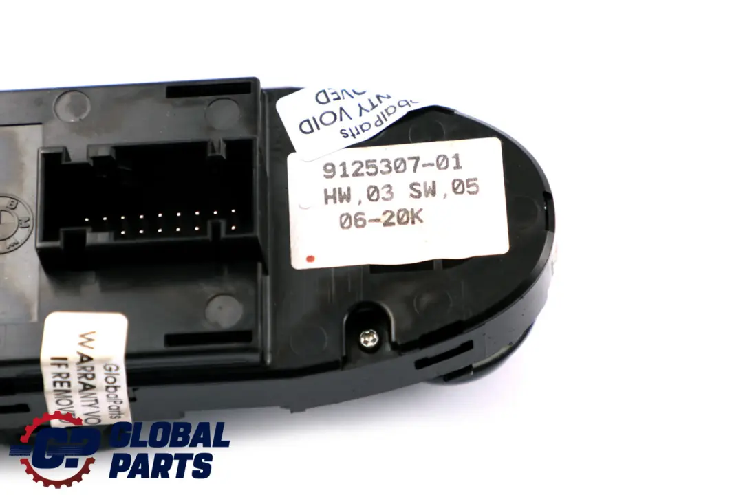 BMW E92 Unidad De Interruptor Elevador De Ventana Regulador Lado del Conductor - SKU 9132165 - Número de pieza 9132165