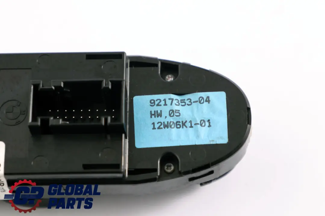 BMW E92 Interruttore Alzacristalli Lato Conducente - SKU 9132165 - Numero di parte 9132165