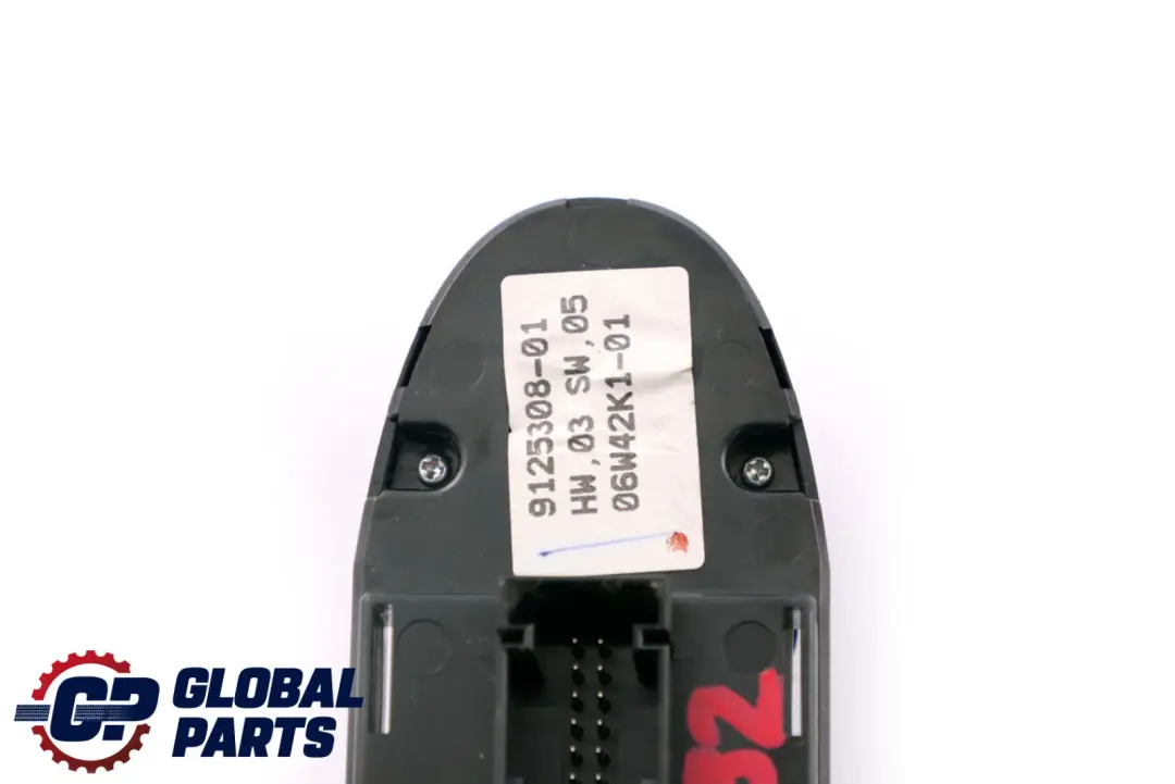 BMW E92 Unidad Interruptor Elevador Ventana Regulador Lado Conductor - SKU 9132171 - Número de pieza 9217359