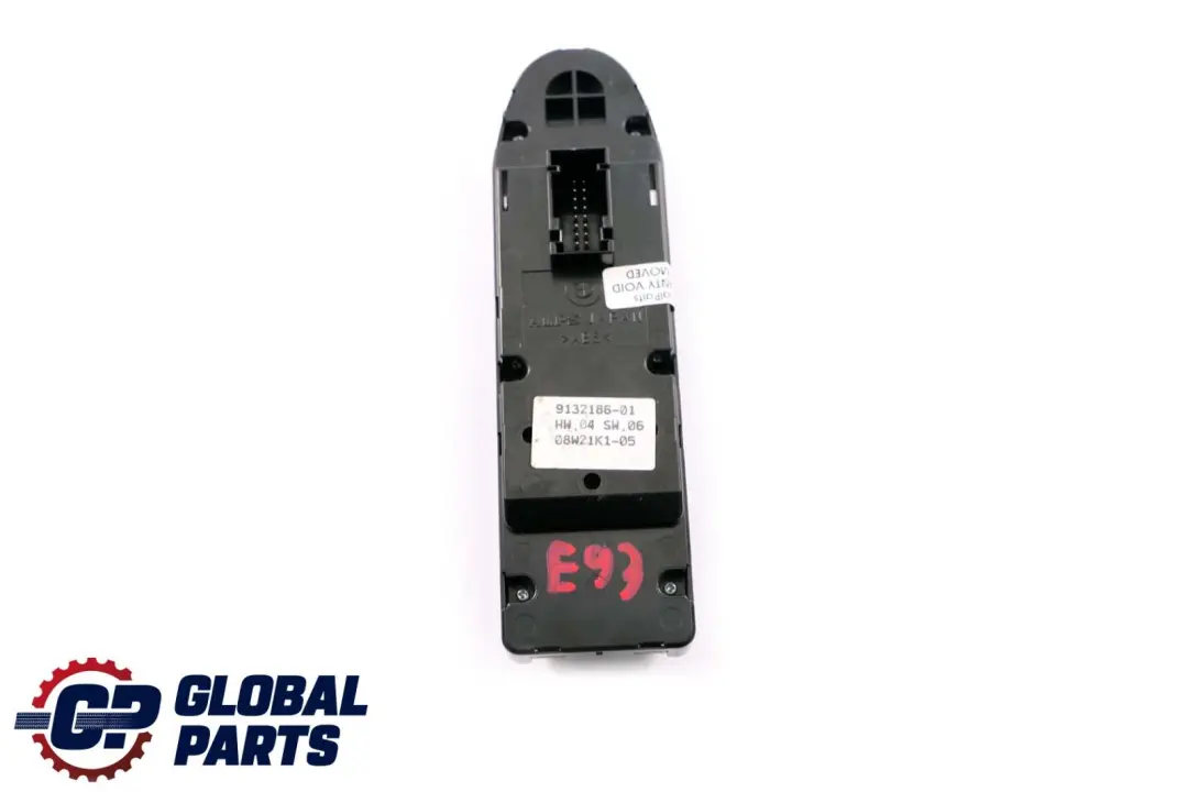 Interrupteur de Commande de Lève-Vitre Côté Conducteur pour BMW E93 Cabrio à propos du numéro de pièce 9217370 BMW E93 Cabrio Interrupteur de Commande de Lève-Vitre Côté Conducteur - SKU 9132186 - Numéro de pièce 9217370