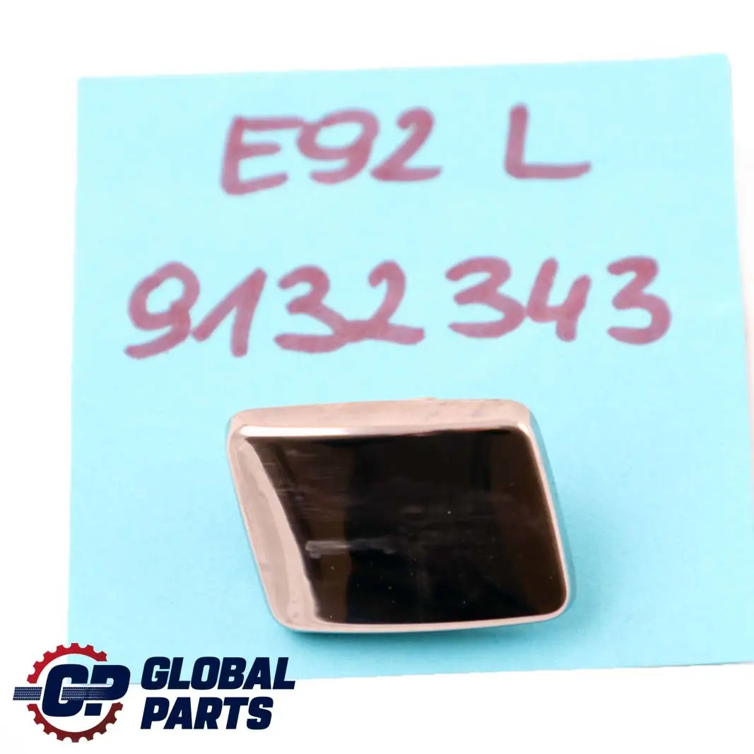 Left N/S Lateral Panel Belt Cover Handover Chrome to BMW 3 E92 Coupe Rear with Part number 9132343 BMW 3 E92 Coupe Rear Left N/S Lateral Panel Belt Cover Handover Chrome - SKU 9132343 - Part number 9132343