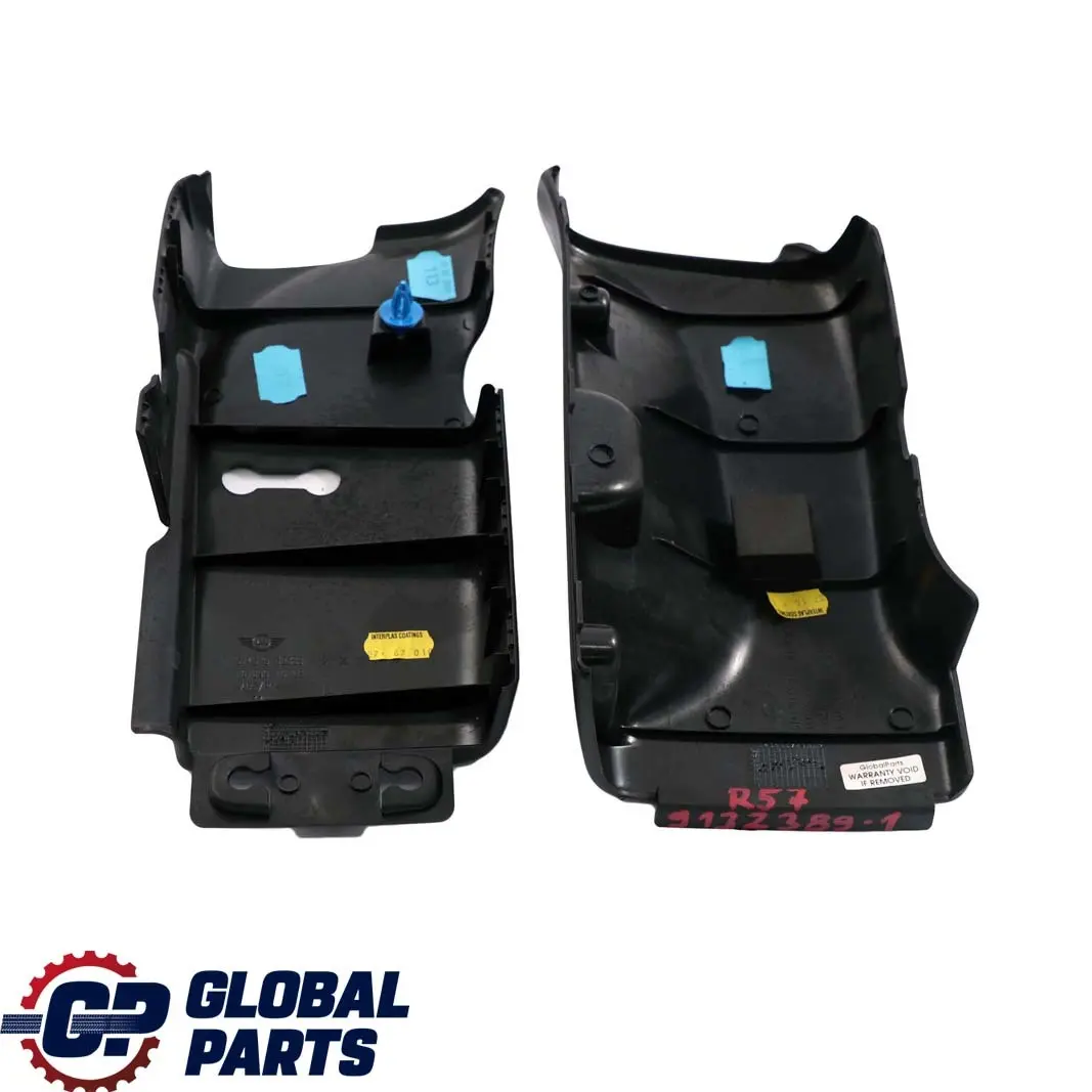 R57N LCI Tapa Cinturon Asiento Delantero Izquierdo 9133147 para Mini R57 con número de pieza 9132389 Mini R57 R57N LCI Tapa Cinturon Asiento Delantero Izquierdo 9133147 - SKU 9132389-1 - Número de pieza 9132389