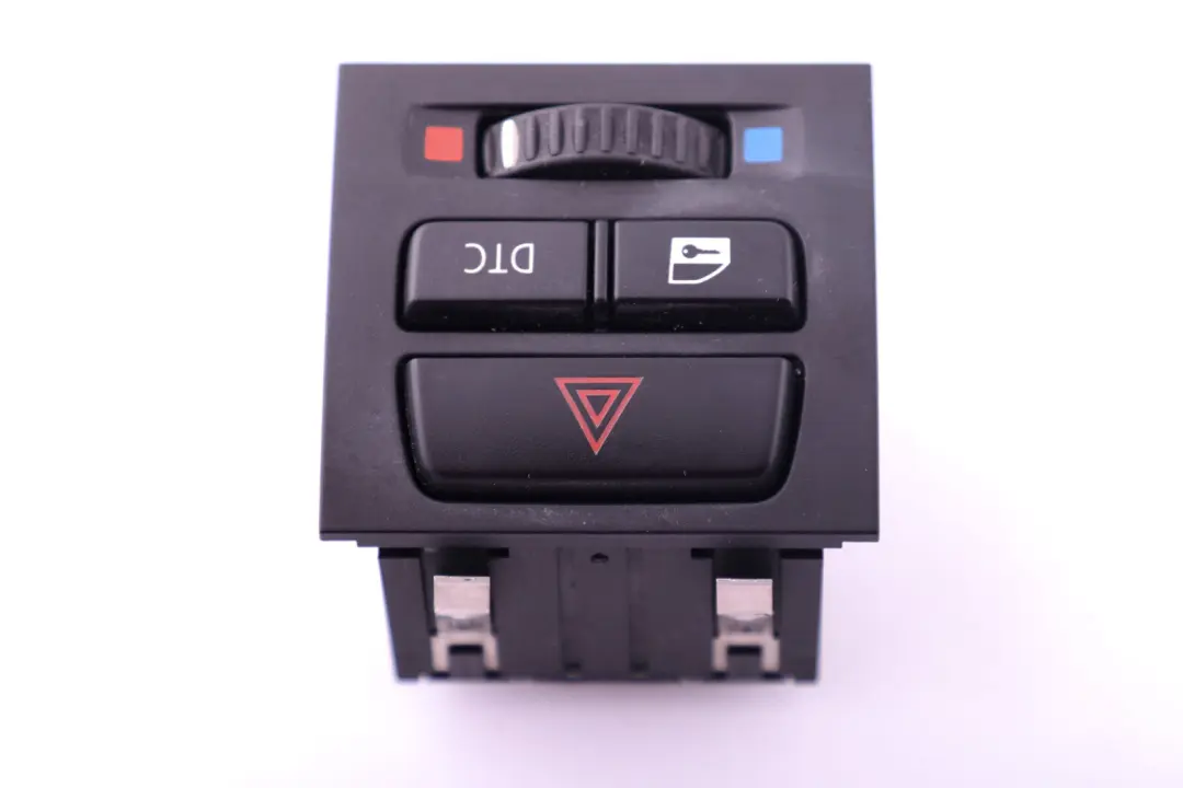 BMW E90 E90 E91 E91 E92 Panel Interuptores Luces Emergencia ZV Botón DTC - SKU 9132421 - Número de pieza 9132421