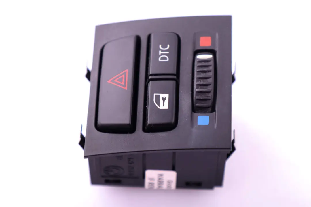 BMW E90 E90 E91 E91 E92 Panel Interuptores Luces Emergencia ZV Botón DTC - SKU 9132421 - Número de pieza 9132421