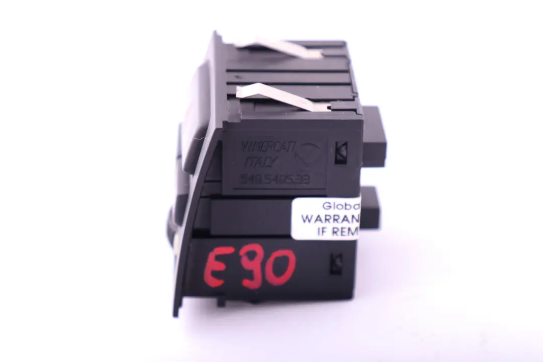 BMW E90 E90 E91 E91 E92 Panel Interuptores Luces Emergencia ZV Botón DTC - SKU 9132421 - Número de pieza 9132421