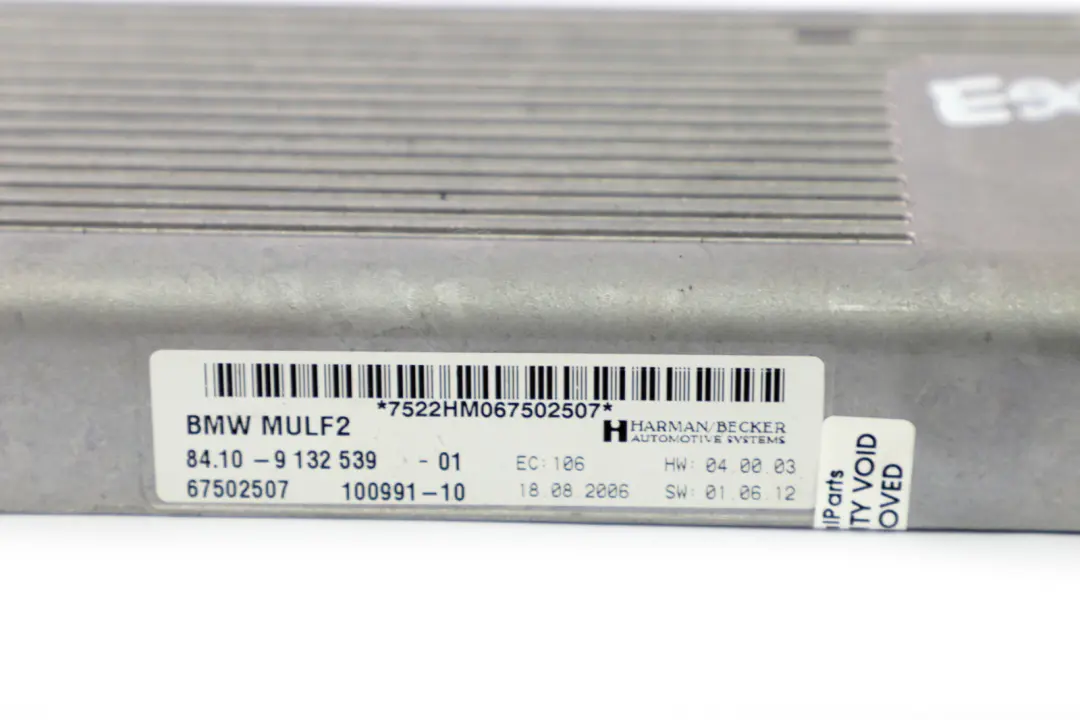 Ladefreisprechelektronik MULF2 8410 für BMW E81 E87 E90 E91 mit Teilenummer 9132539 BMW E81 E87 E90 E91 Ladefreisprechelektronik MULF2 8410 - SKU 9132539 - Teilenummer 9132539