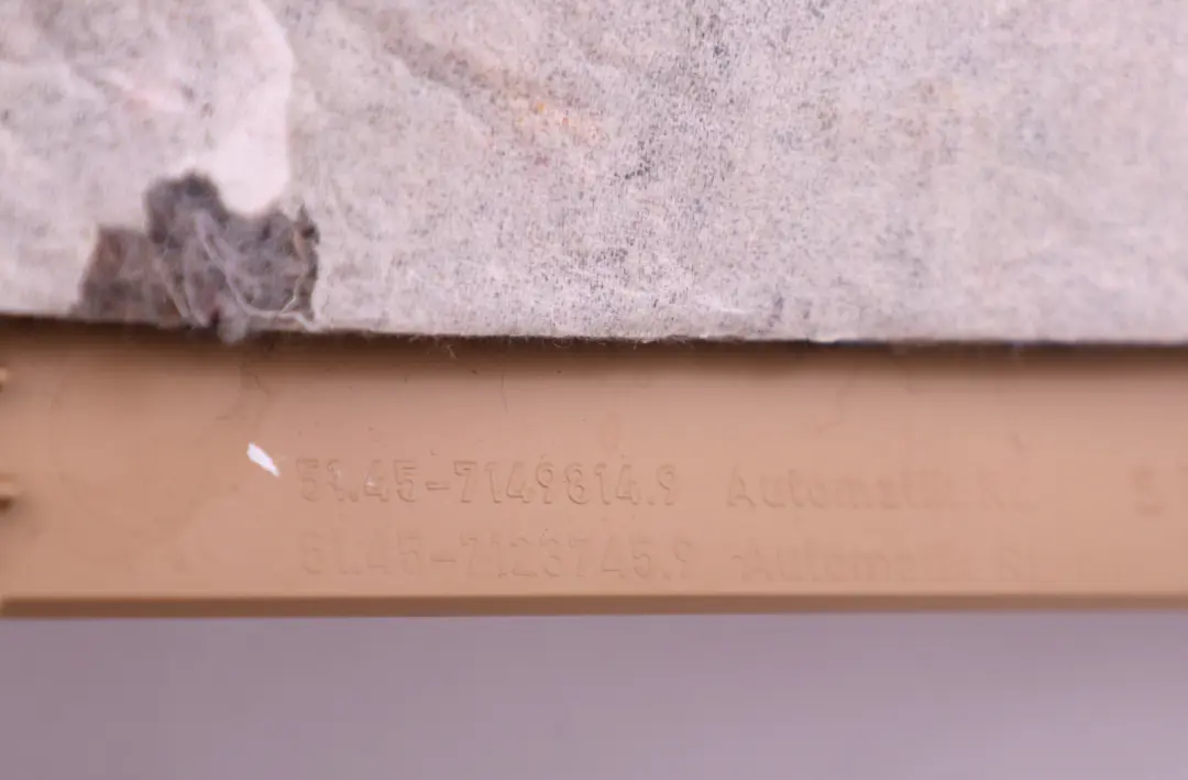 Panel Trim Foot Controls Beige to BMW 3 Series E90 E90N E91 E91N LCI with Part number 9132541 BMW 3 Series E90 E90N E91 E91N LCI Panel Trim Foot Controls Beige - SKU 9132558 - Part number 9132541