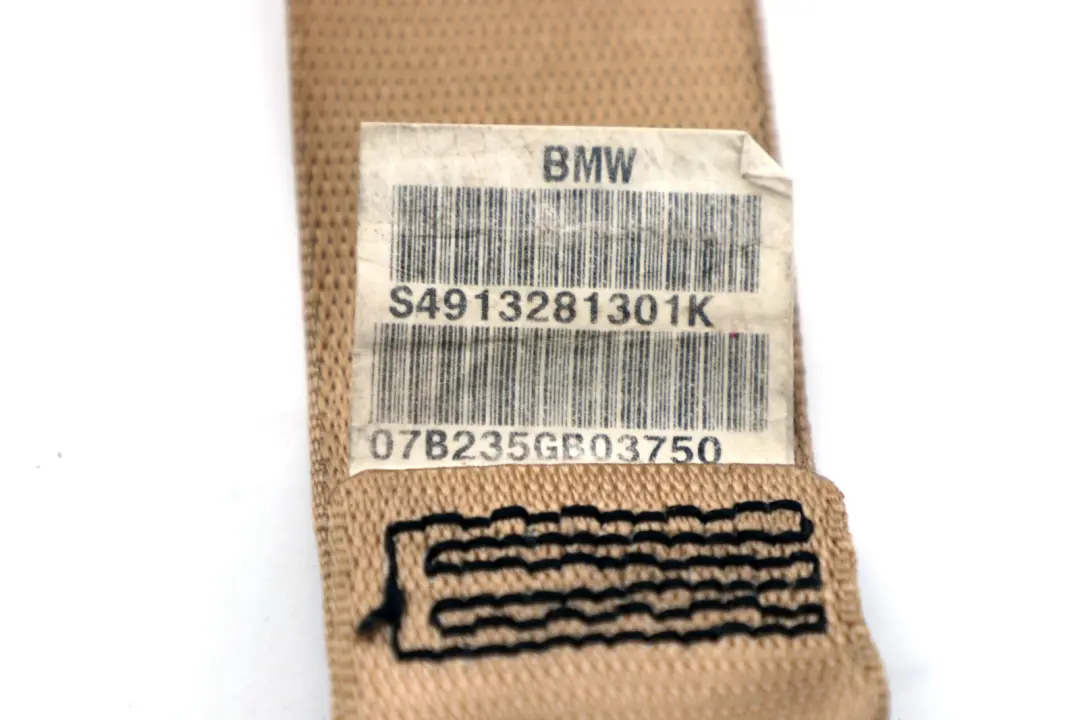 Cintura di sicurezza superiore posteriore sinistra destra per BMW 5 E60 E61 con numero di parte 9132813 BMW 5 E60 E61 Cintura di sicurezza superiore posteriore sinistra destra - SKU 9132813 - Numero di parte 9132813