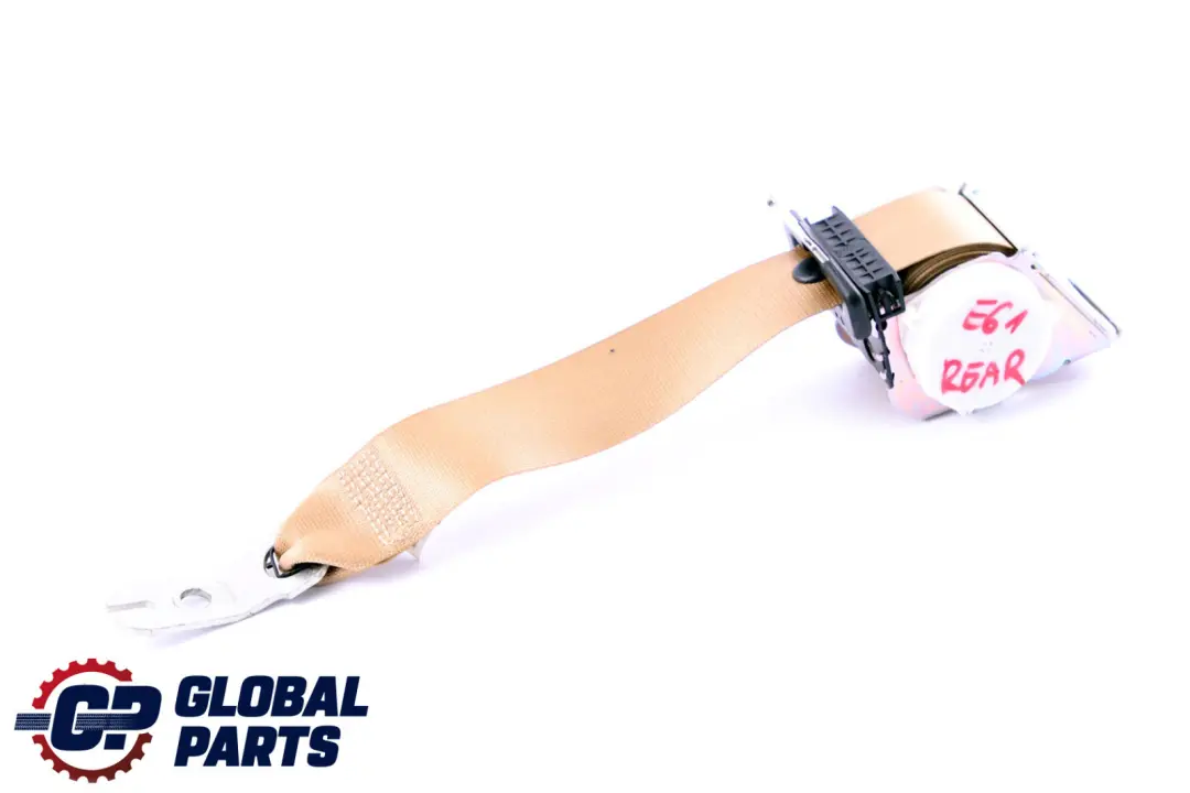 BMW E61 Touring Sedile posteriore centrale Cintura superiore Beige - SKU 9132828 - Numero di parte 9132828