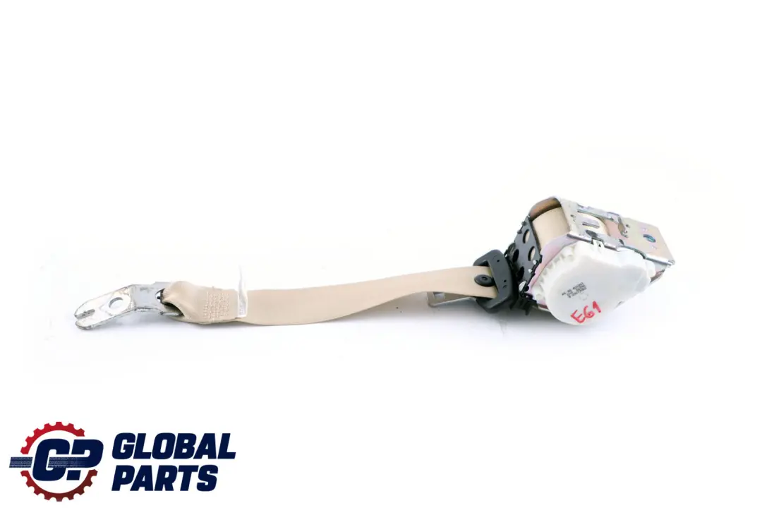 Centre Upper Belt Creme Beige Cremebeige to BMW 5 SERIES E61 LCI Rear with Part number 9132829 BMW 5 SERIES E61 LCI Rear Centre Upper Belt Creme Beige Cremebeige - SKU 9132829 - Part number 9132829