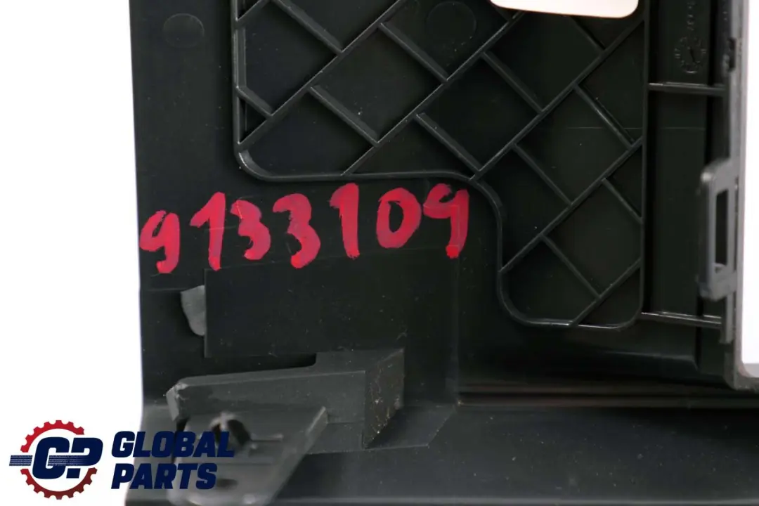 BMW X5 X6 E70 E71 Tapa del Interruptor Trasero Consola Central Negro - SKU 9133109 - Número de pieza 9133109