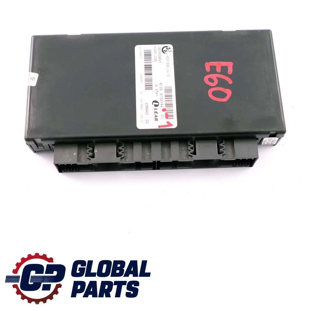 *BMW 5 er E60 Gateway Karosserie Steuergerät Modul KGM LOW LEAR für mit Teilenummer 9133144 *BMW 5 er E60 Gateway Karosserie Steuergerät Modul KGM LOW LEAR - SKU 9133144-1 - Teilenummer 9133144