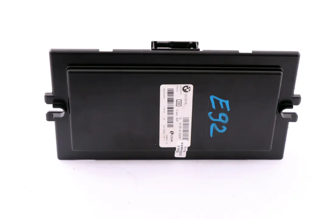 Fußraum Beleuchtung Modul Steuergerät ECU FRMFA für BMW E92 Xenon mit Teilenummer 9133281 BMW E92 Xenon Fußraum Beleuchtung Modul Steuergerät ECU FRMFA - SKU 9133281 - Teilenummer 9133281
