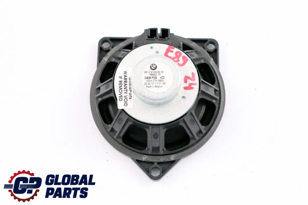 Altoparlante Medio Stereo 6513 per BMW Z4 E89 Roadster con numero di parte 9133409 BMW Z4 E89 Roadster Altoparlante Medio Stereo 6513 - SKU 9133409 - Numero di parte 9133409