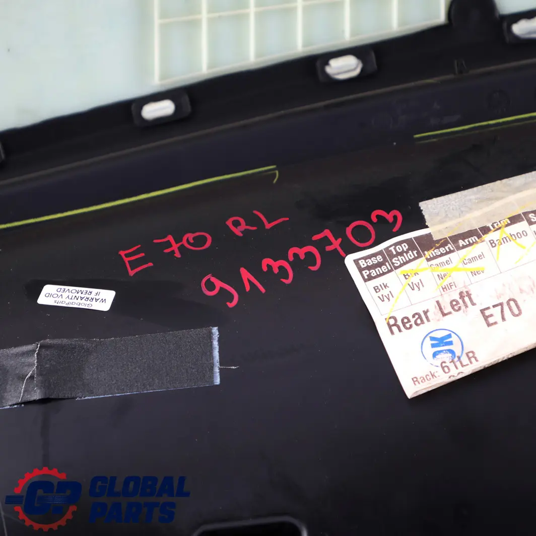 Left N/S Door Card Lining Fabric Leather Nevada Camel to BMW X5 Series E70 Rear with Part number 9133703 BMW X5 Series E70 Rear Left N/S Door Card Lining Fabric Leather Nevada Camel - SKU 9133703 - Part number 9133703