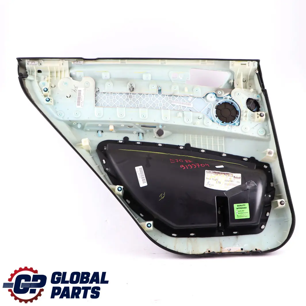 BMW X5 Series E70 Rear Right O/S Door Card Lining Fabric Leather Nevada Camel - SKU 9133704 - Part number 9133704