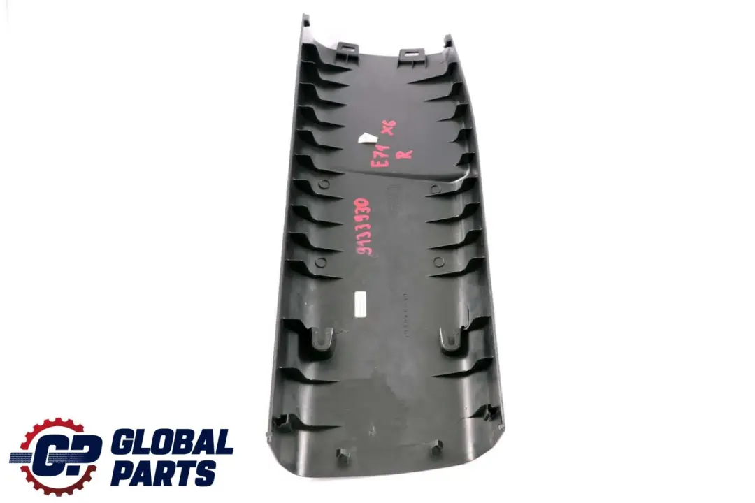 BMW X6 Series E71 Cover Pillar Trim B-Column Bottom Right O/S Black - SKU 9133930 - Part number 6979848
