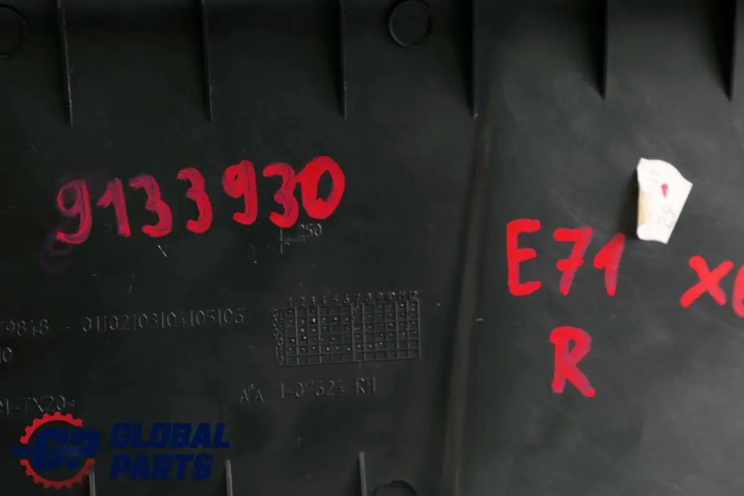 BMW X6 er E71 Blende B-Säule Unten Rechts Schwarz - SKU 9133930 - Teilenummer 6979848
