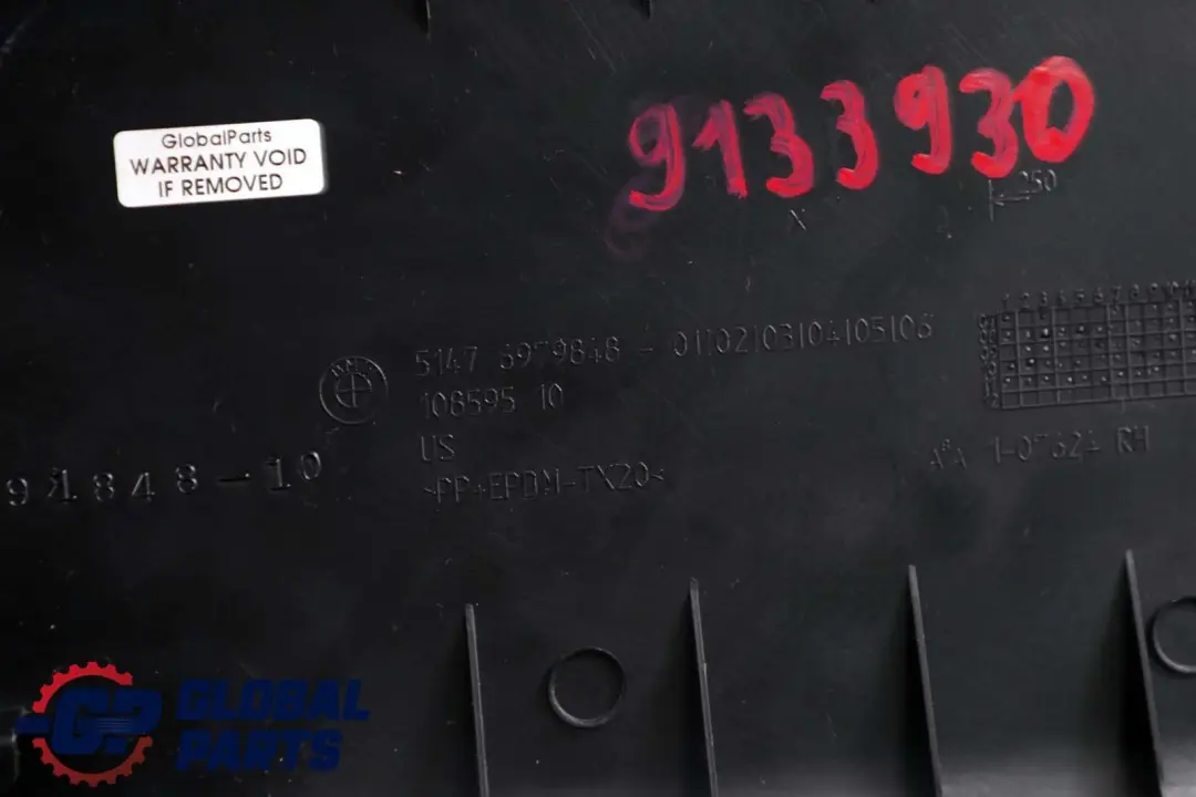 Blende B-Säule Unten Rechts Schwarz für BMW X6 er E71 mit Teilenummer 6979848 BMW X6 er E71 Blende B-Säule Unten Rechts Schwarz - SKU 9133930 - Teilenummer 6979848