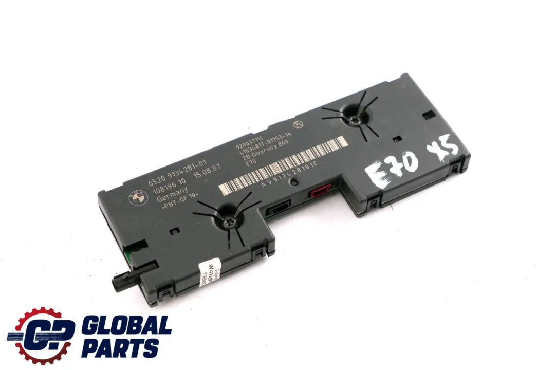 Aerial Antenne Amplifier Diversity 9193847 pour BMW X5 Series E70 à propos du numéro de pièce 9134281 BMW X5 Series E70 Aerial Antenne Amplifier Diversity 9193847 - SKU 9134281 - Numéro de pièce 9134281