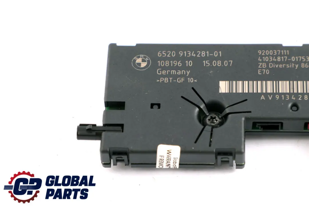 BMW E70 Amplificador De Antena Variedad 9193847 - SKU 9134281 - Número de pieza 9134281