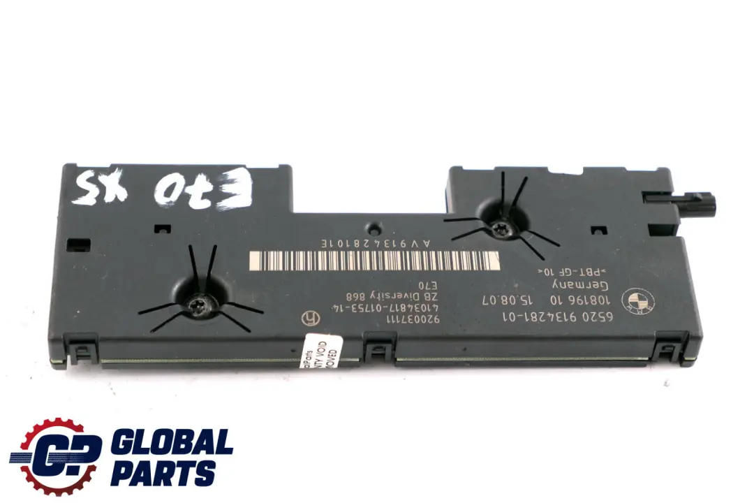 BMW X5 Series E70 Aerial Antenne Amplifier Diversity 9193847 - SKU 9134281 - Numéro de pièce 9134281