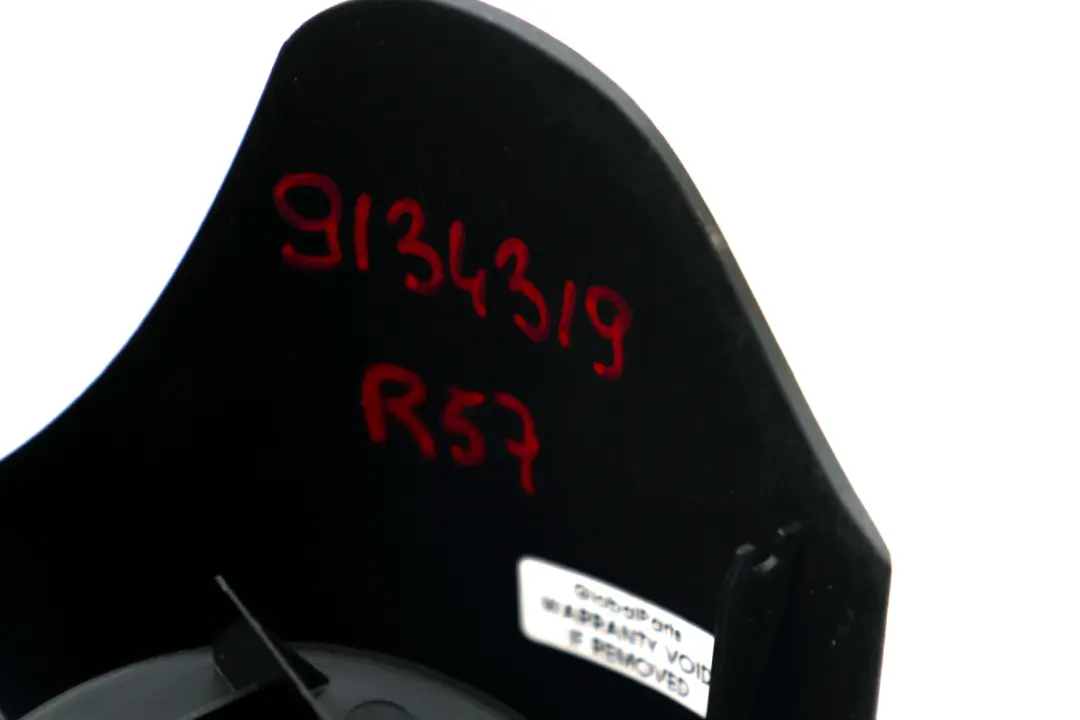 R57N LCI Centre Console Rear Cup Drink Holder Trim Black Mini Cabrio R57 - SKU 9134319 - Part number 9134319