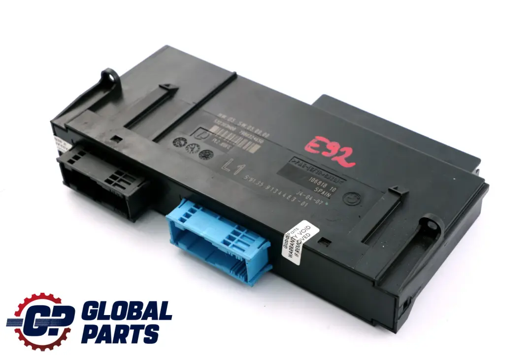ECU Body Control Module Junction Box L1 PL2 JBBFE BMW 3 Series E92 - SKU 9134483 - Part number 9134483