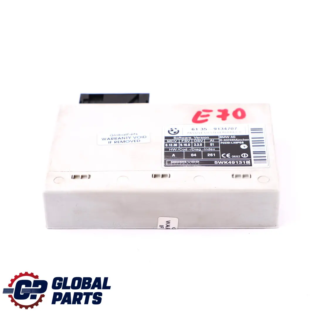 BMW X5 E60 E61 E63 E64 E70 Steuergerät Modul Passiv Go - SKU 9134707 - Teilenummer 9134707