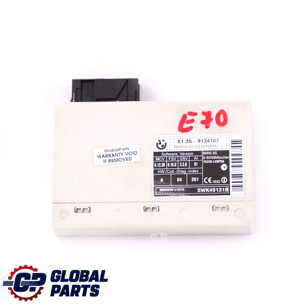 BMW X5 E60 E61 E63 E64 E70 Steuergerät Modul Passiv Go - SKU 9134707 - Teilenummer 9134707