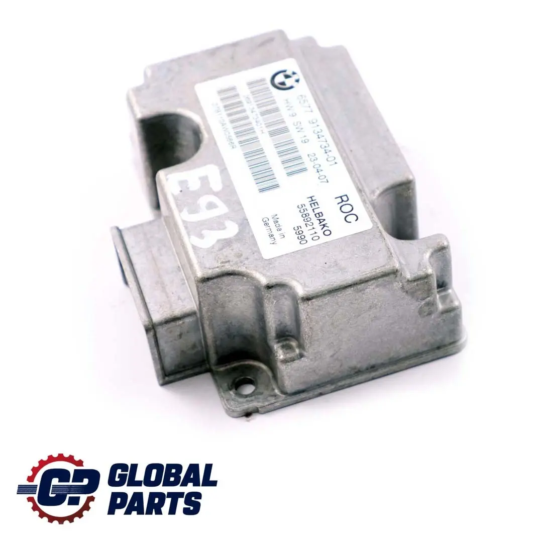 BMW E93 Convertible Rollover Control Controller Module Unit - SKU 9134734 - Part number 9134734