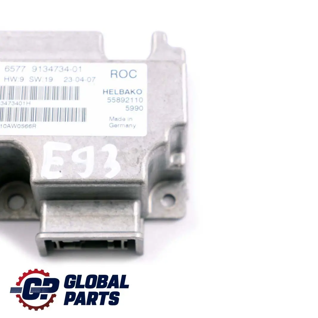 BMW E93 Convertible Rollover Control Controller Module Unit - SKU 9134734 - Part number 9134734